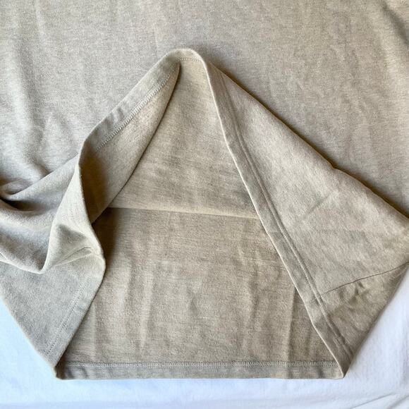 G.H. Bass & Co. men Long Sleeve Half Zip Turtleneck Sweatshirt size XL, Beige - Picture 8 of 9